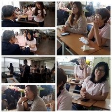 우리  졸업하던 날 :)