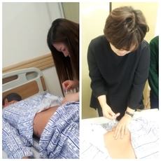 근육주사 실습하는 날이에요