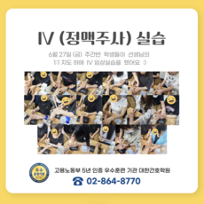 IV 정맥주사실습